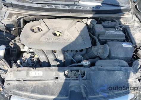 2013 Hyundai Elantra Gls from USA, damaged, VIN KMHDH4AEXDU664165